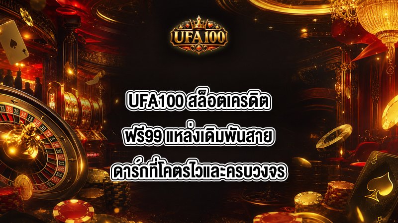 UFA100 สล็อตเครดิตฟรี99